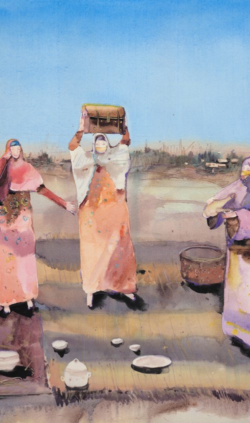 Emirati Wedding Scene 2 by Olga Sova