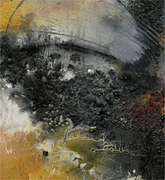 An Ancient Call -  Mixed Media Abstract by Kathy Morton Stanion