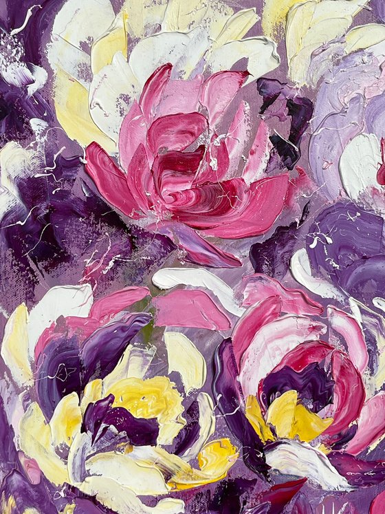Peony Original Painting