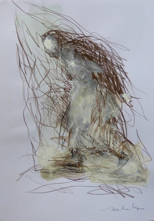 The Mobile Woman 2, 29x21 cm by Frederic Belaubre
