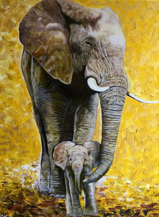 GOLDEN ELEPHANTS.