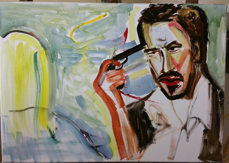 Abstract Portrait Russian Artist Russian Roulett Artfinder