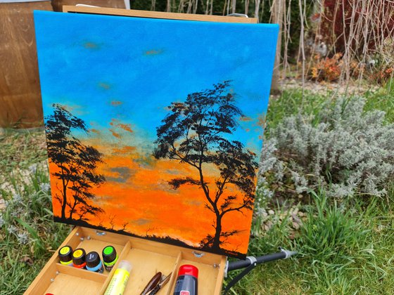 Orange sunset 2