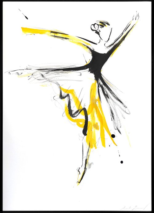 Golden dancer I by Marcela Zemanova