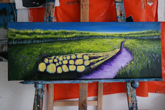 The woods II  - after Hockney