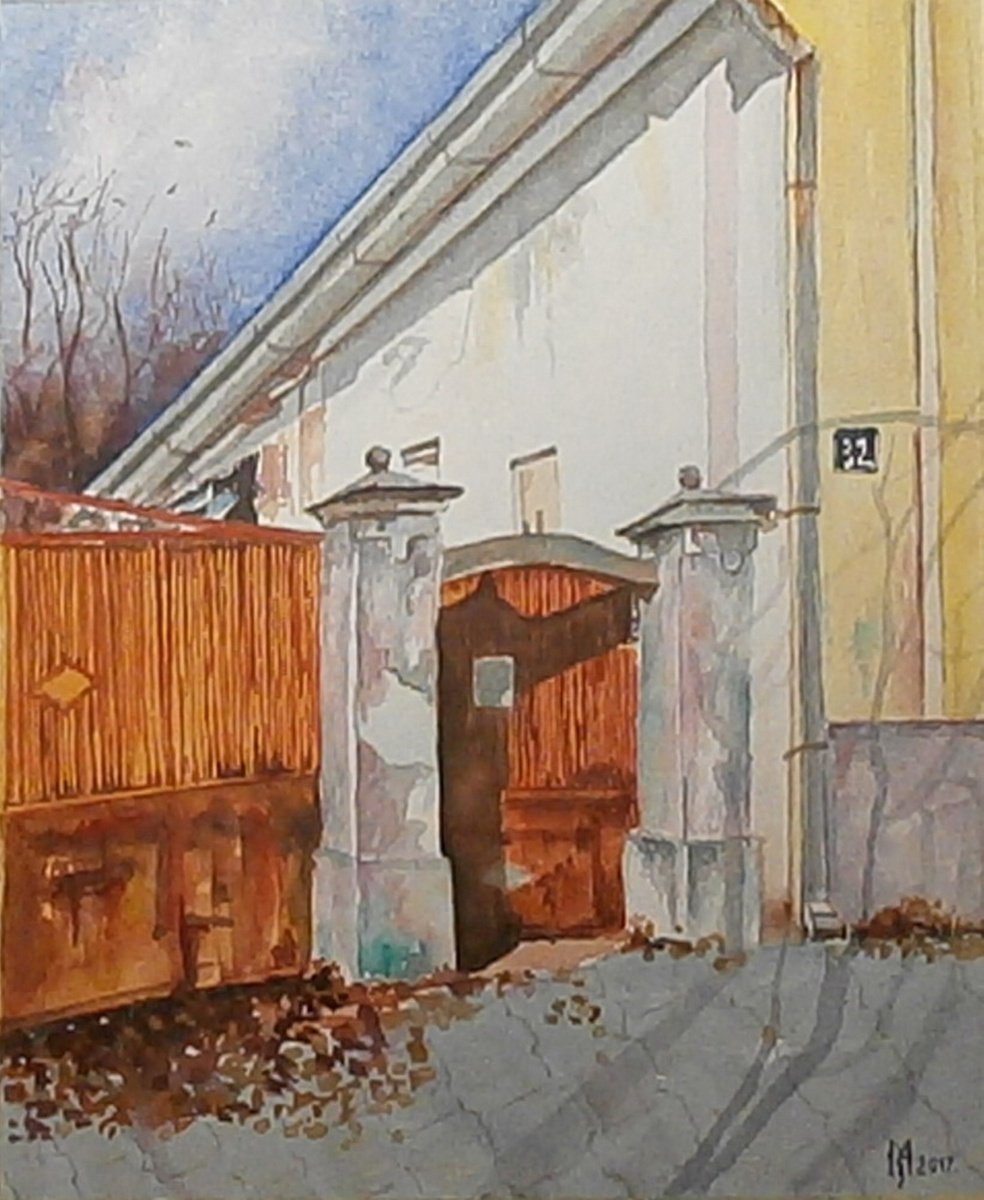 GATE / 23 x 28 cm by Zoran Mihajlovi? Muza