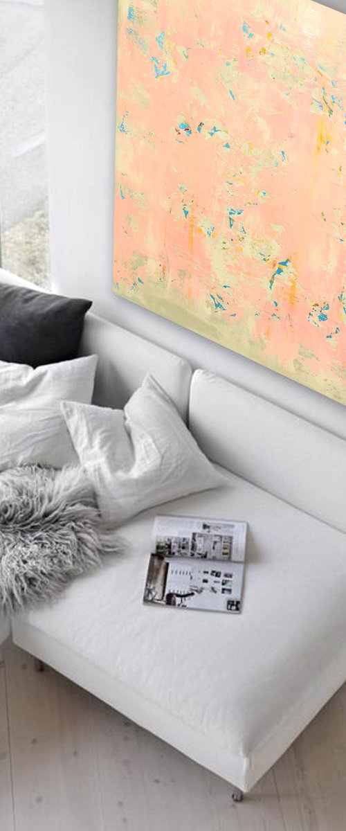 150x100cm. / extra large painting / Abstract 2164 by Alex Senchenko