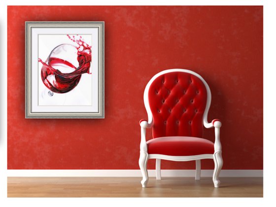 Red Wine Splash (Colour)