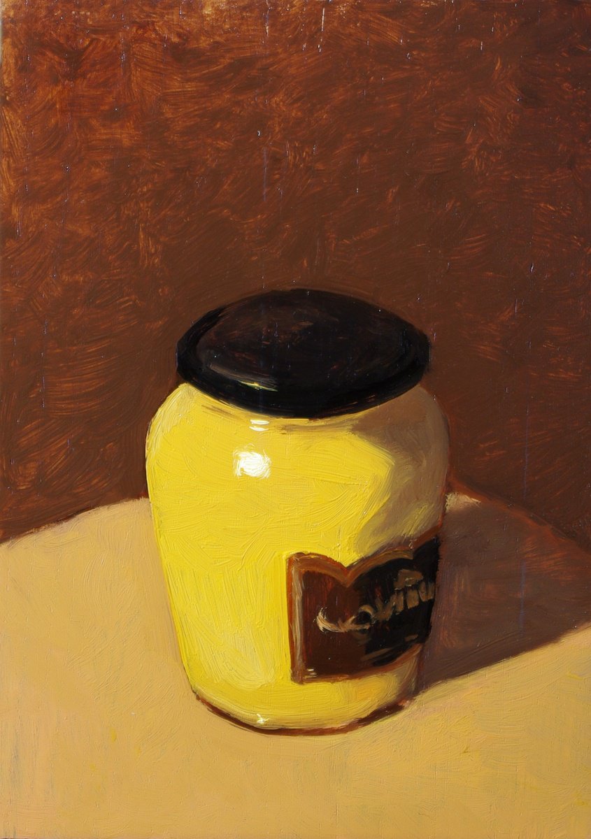 jar of mustard by Olivier Payeur