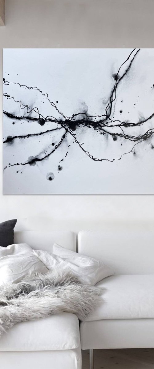 Synchronicity in Black & White by Carol Wood