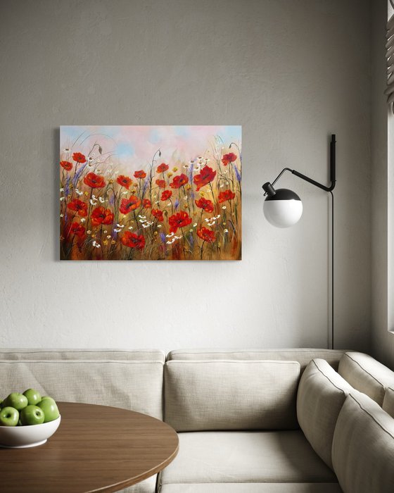 Romance and Red flowers