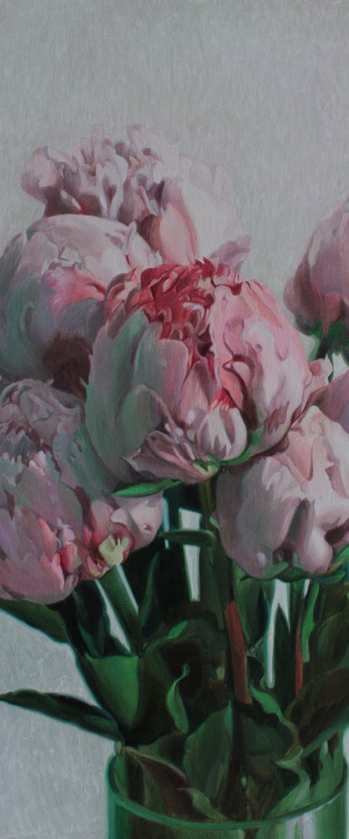 Pink peonies by Julia Diven