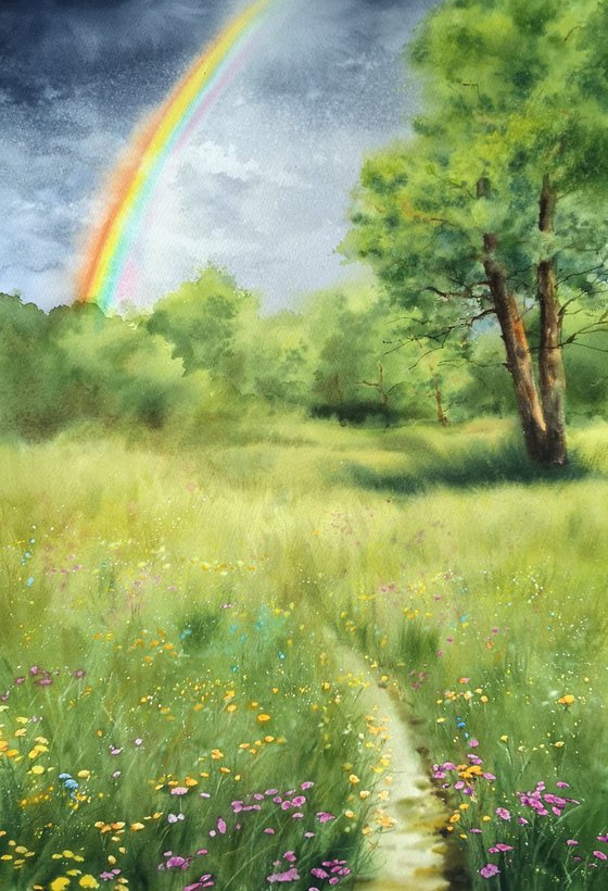 Rainbow Summer Rain