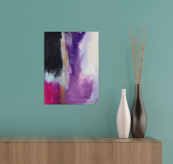 Abstract 'Love Letters' On Canvas