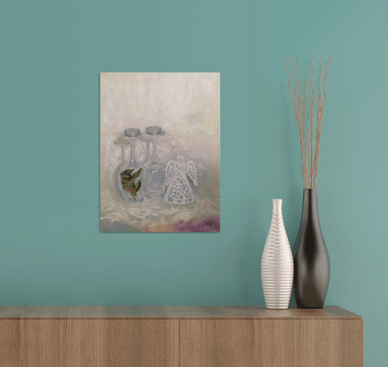 LIGHT CHRISTMAS ANGEL