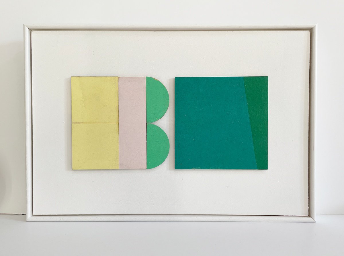 Abstract Sculpture By Francesca Iannaccone, 12 X 8, Playfield No.19, Original Artwork