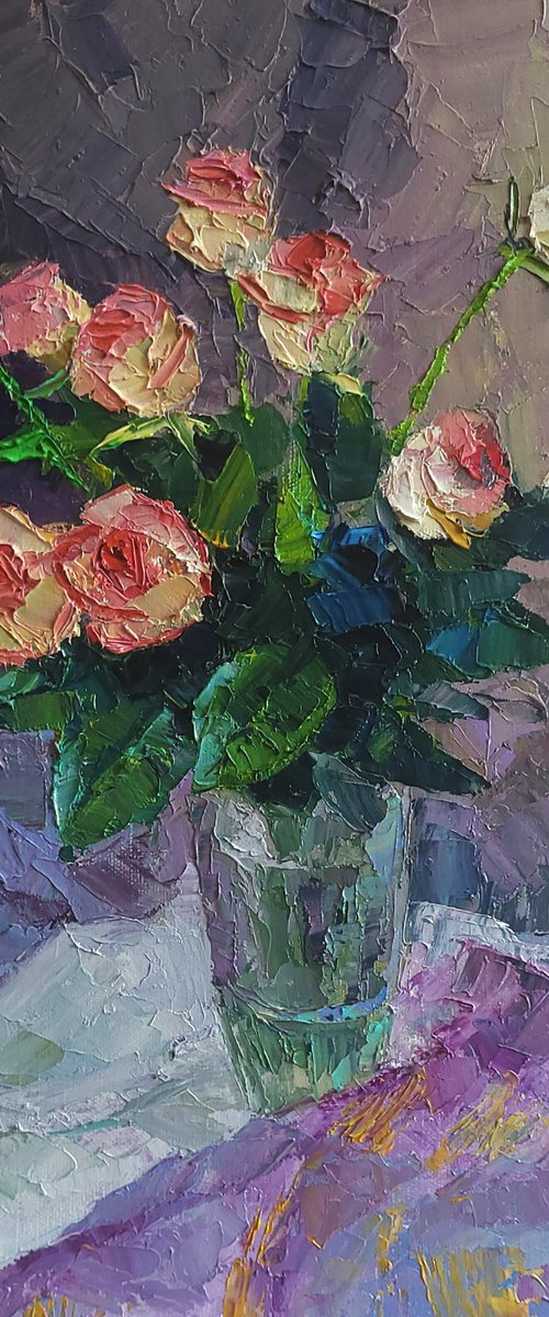 Roses in crystal by Boris Serdyuk