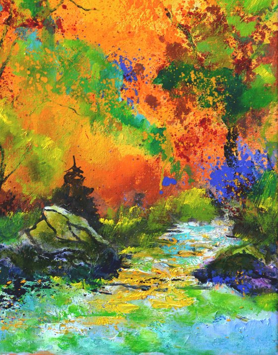 River in autumn