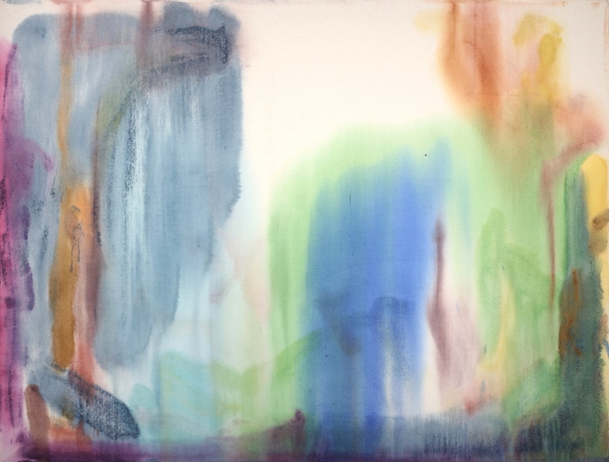 Organic Abstract Acrylic Painting By Melissa Mcgill, 48 X 36", Some Women, Original Artwork