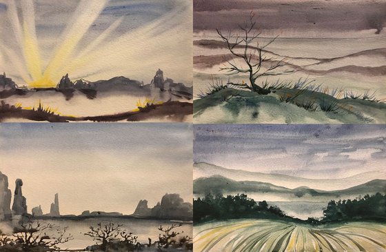 Landscape (4 artworks)