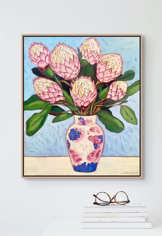 Proteas on French Blue