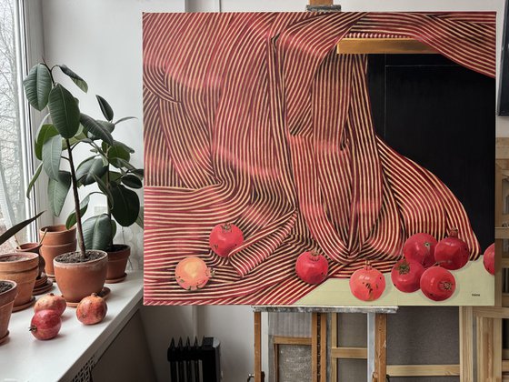 A love of pomegranates and silk