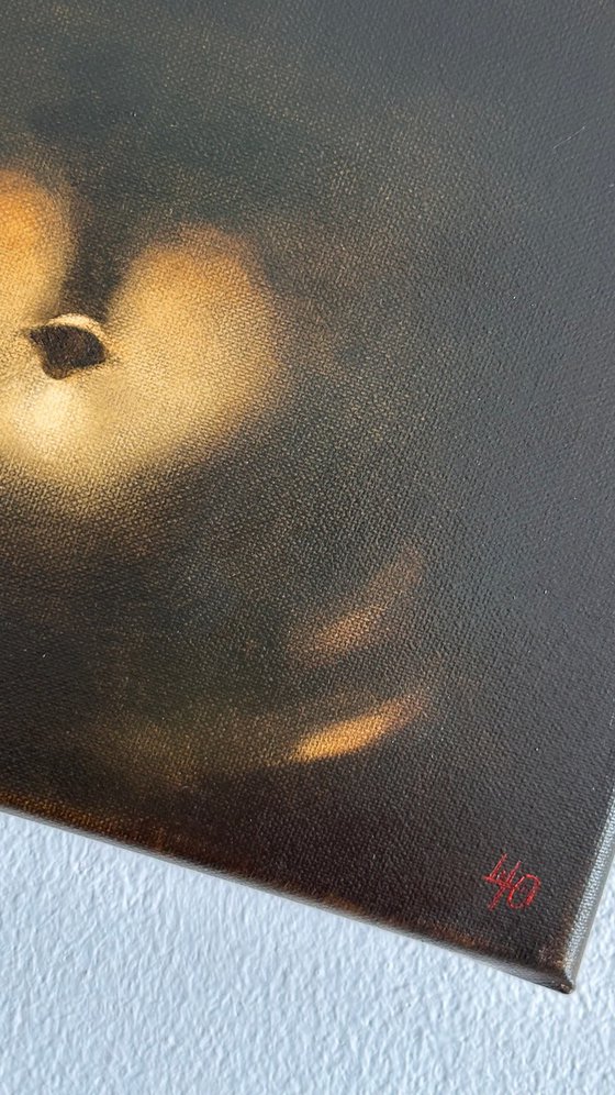 Truth and Lie - Concept Dark Nude Diptych