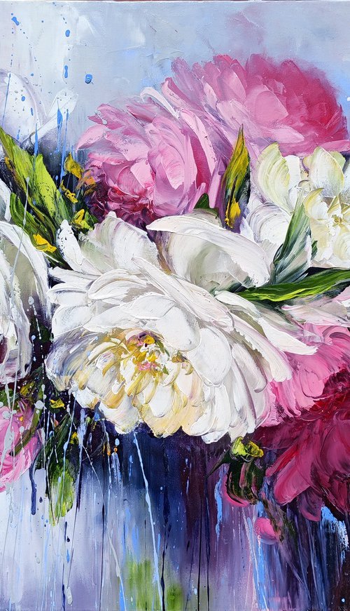 Modern peonies by Marieta Martirosyan