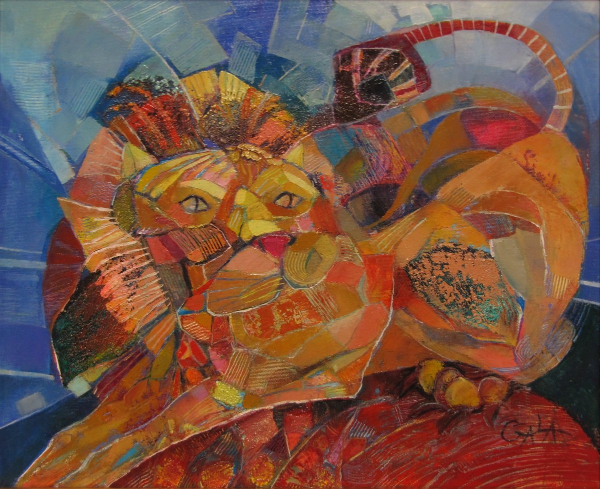 Expressive Oil Painting , King By Galya Koleva, 20 X 17, Artwork For Sale On Artfinder