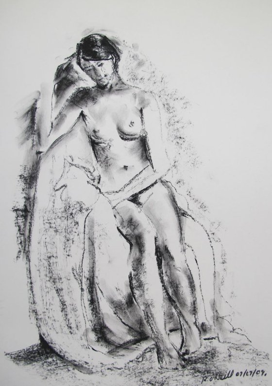 seated nude