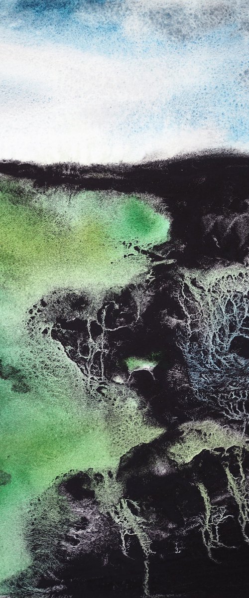 Icelandic landscape by Delnara El