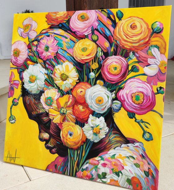 A Head Full of Flowers