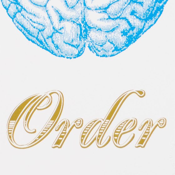 Order Chaos Cyan Blue (Small Prints)