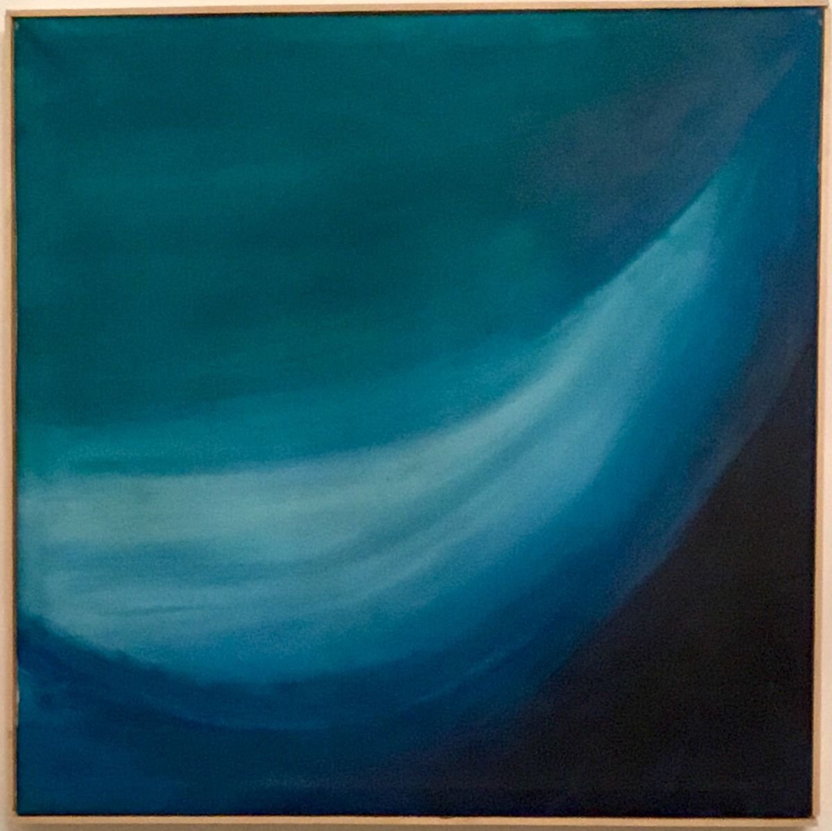 Abstract Acrylic Painting By Shabs Beigh, 20 X 20", St Ives, Original Artwork