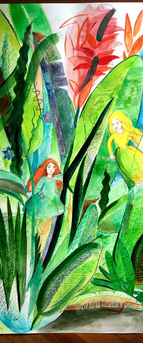 Fairies of the forest by Szilvia Sztankovits