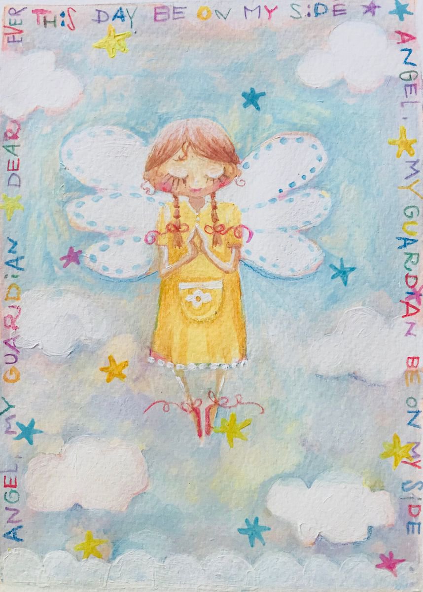 Angel, my guardian dear, girl 3 by Alexandra Krasuska