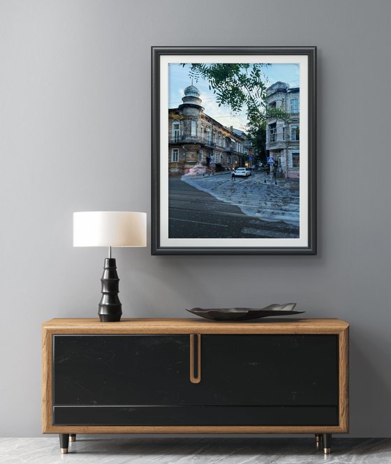 Collage Cityscape&Sand
