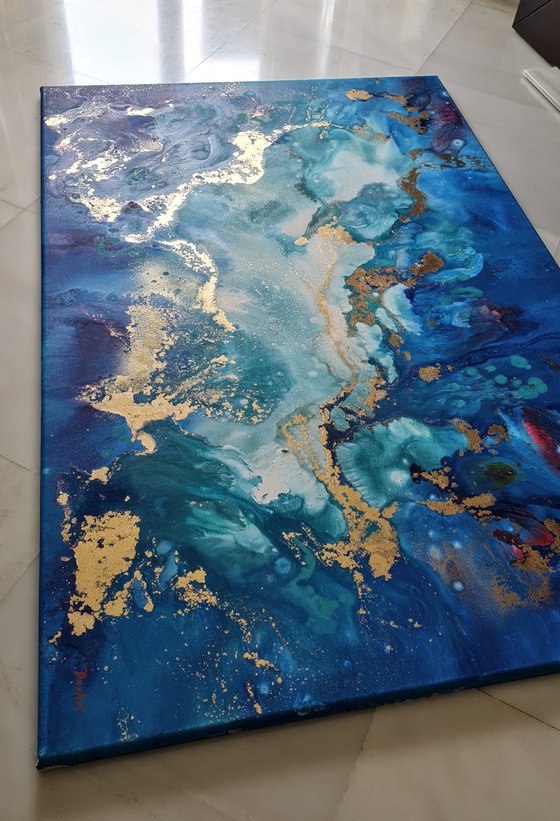 Tropical Depths (80x120cm)