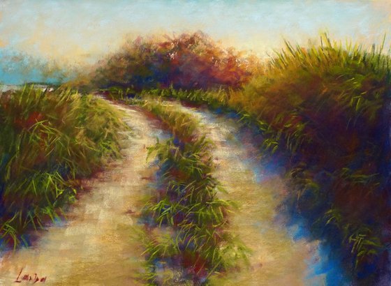 Autumn Walk | Original pastel painting