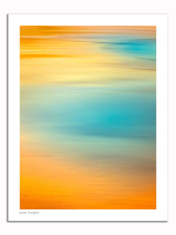 Huge Abstract - Bliss - Vertical Orange Canvas