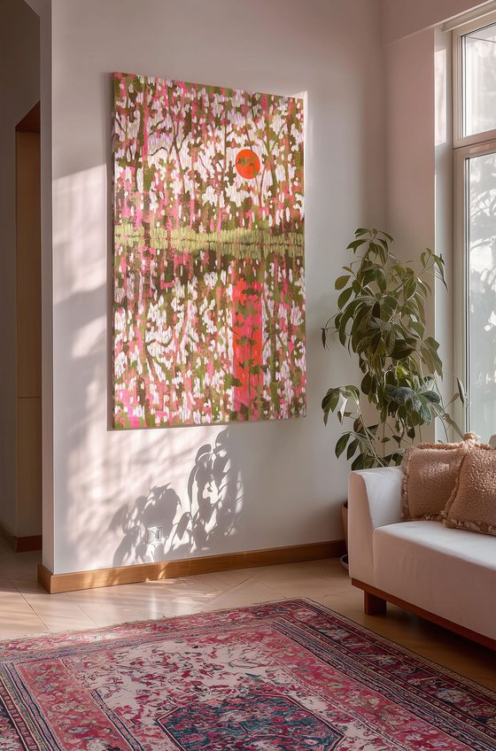 Lace of the Forest at Sunset