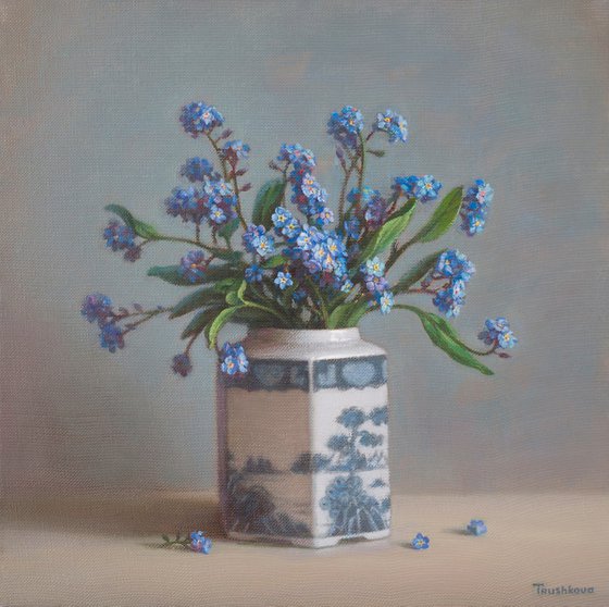Still life: Allure of blue