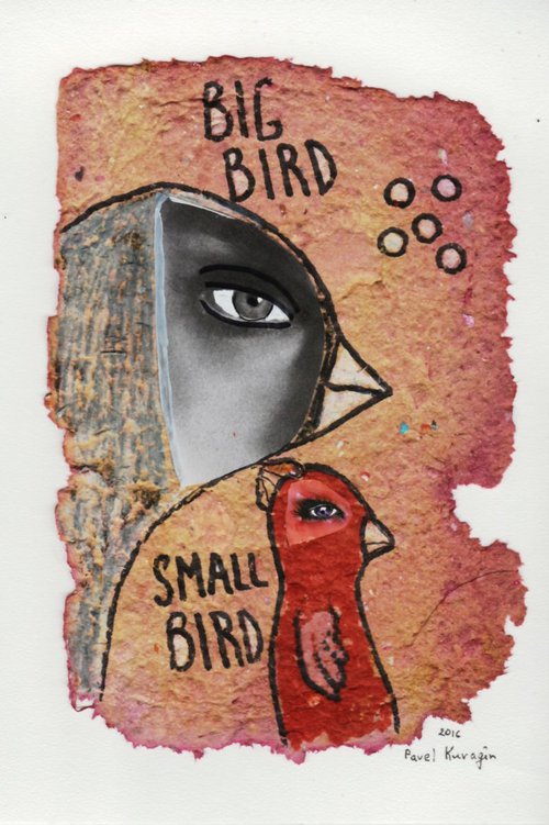 Big bird - small bird. by Pavel Kuragin