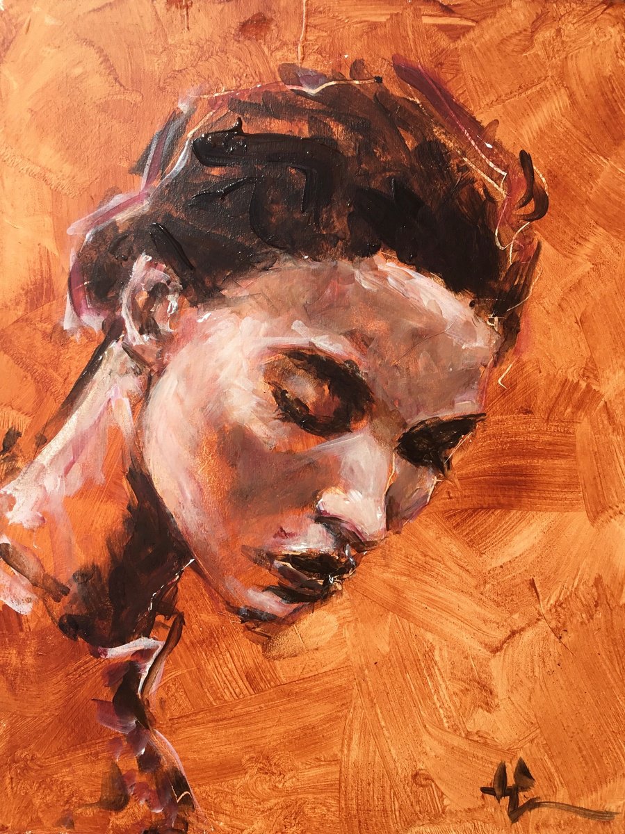 Burnt Sienna Study by Dominique Deve