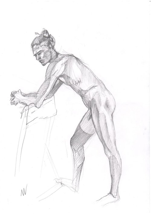 Sketch of Human body. Man.45 by Mag Verkhovets