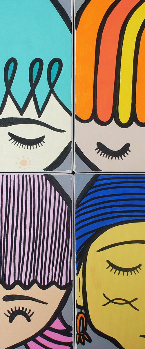 Four Girls by Kev Munday