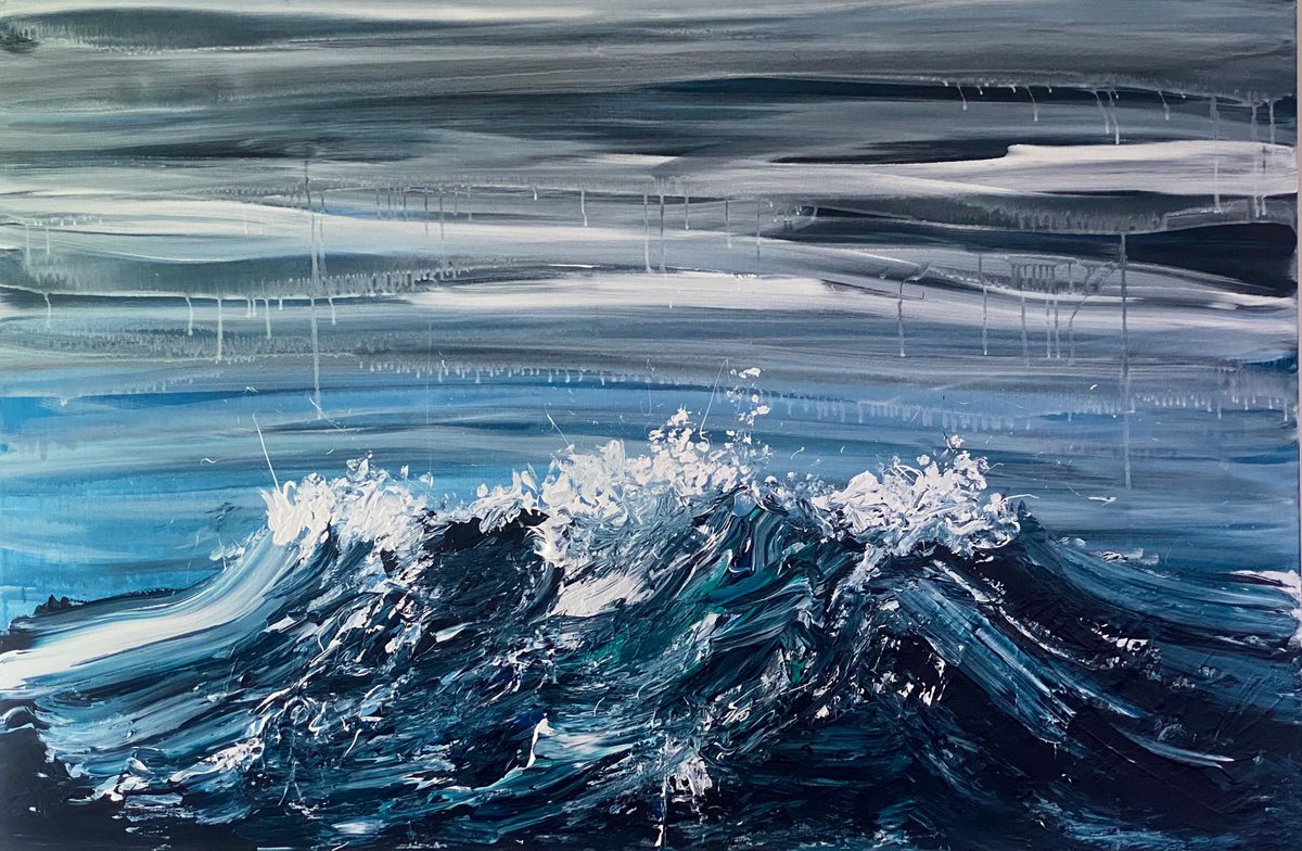 Stormy Seas - 2021 by Annette Spinks