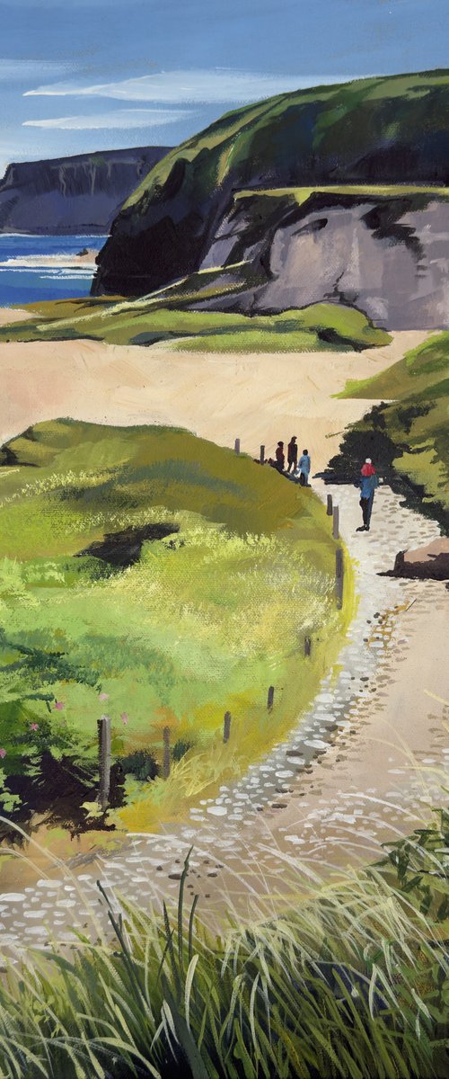 Ballintoy Beach Co Antrim by Joseph Lynch