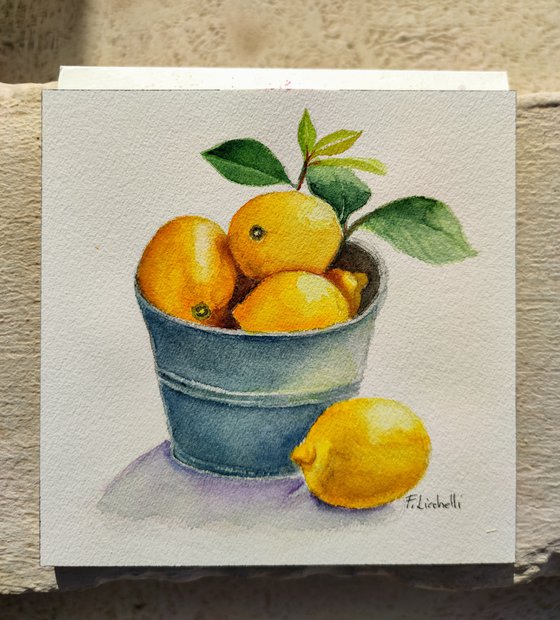 Basket of lemons