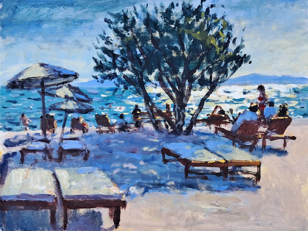  Swimmers Of The Sea Tree By Dimitris Voyiazoglou, 20 X 17, Artwork For Sale On Artfinder